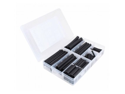 437565 buzirky smrstovaci hadicky 12 7x85 2 4x40 mm cerne sada 127 ks asta