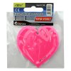 Přívěšek reflexní SRDCE - růžový