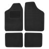 Koberce textilní UNI 4ks vel.2. černé