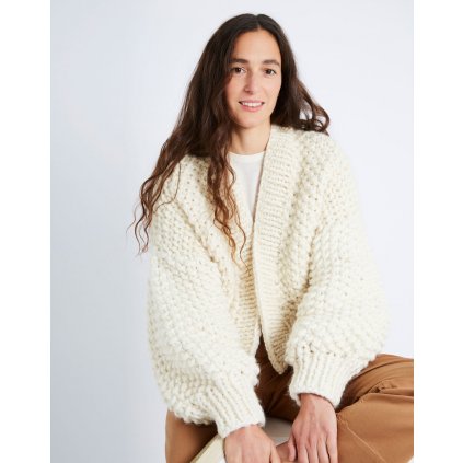 Iris Cardigan CSW Ivory White 02