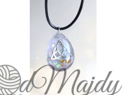 Amulet keltský uzel s růženínem