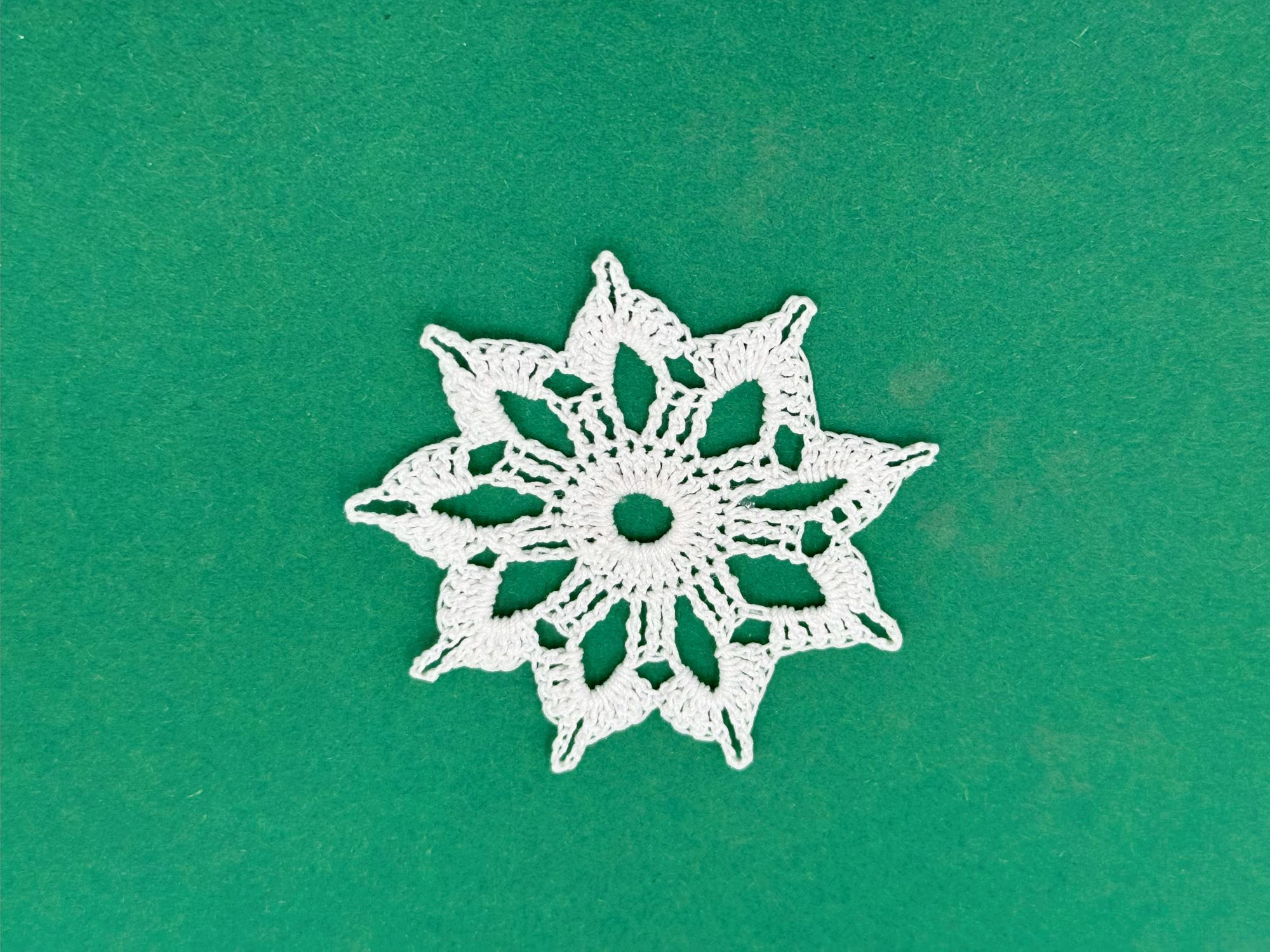 Háčkovaná vločka  2024