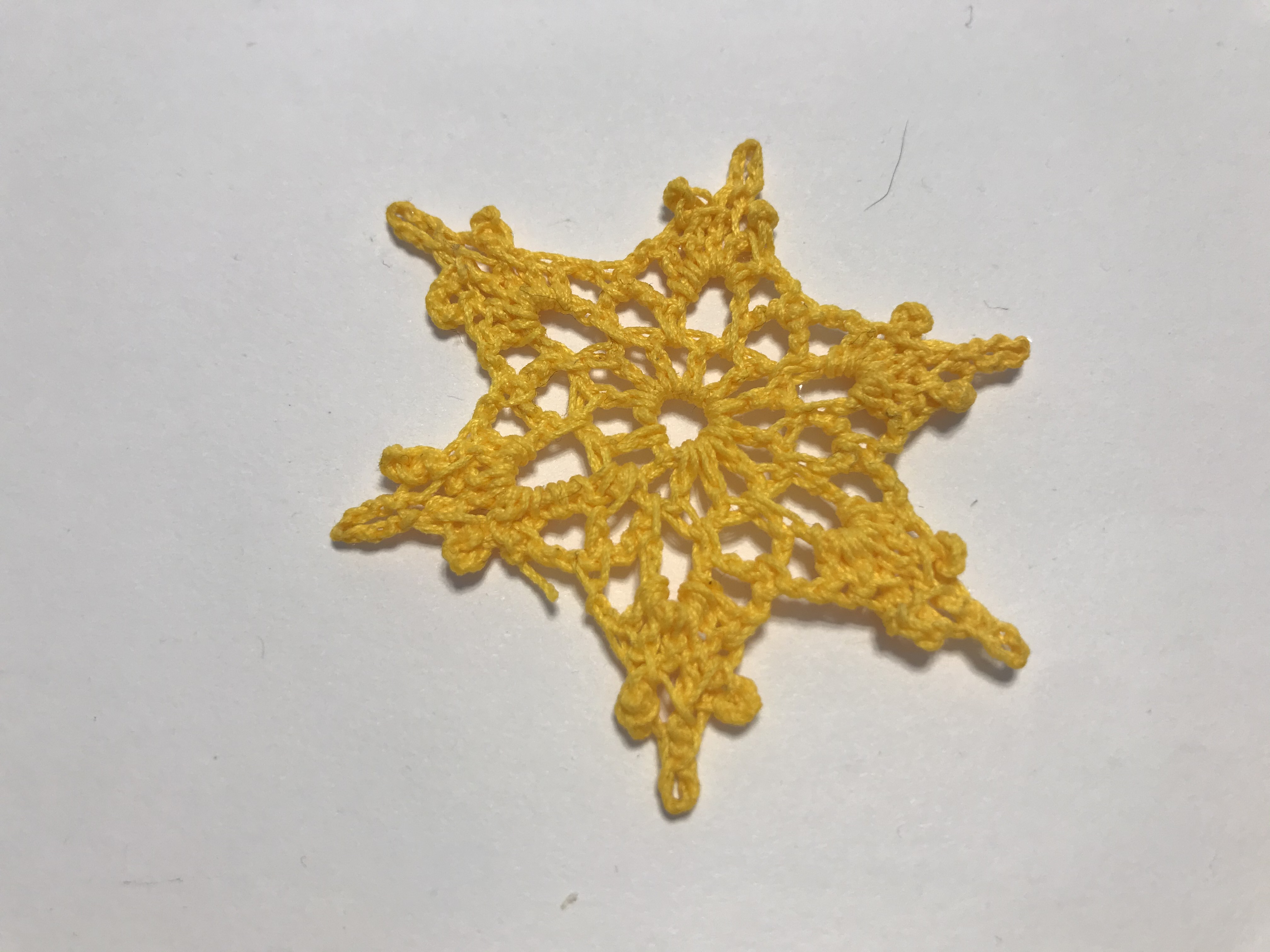 Háčkovaná vločka