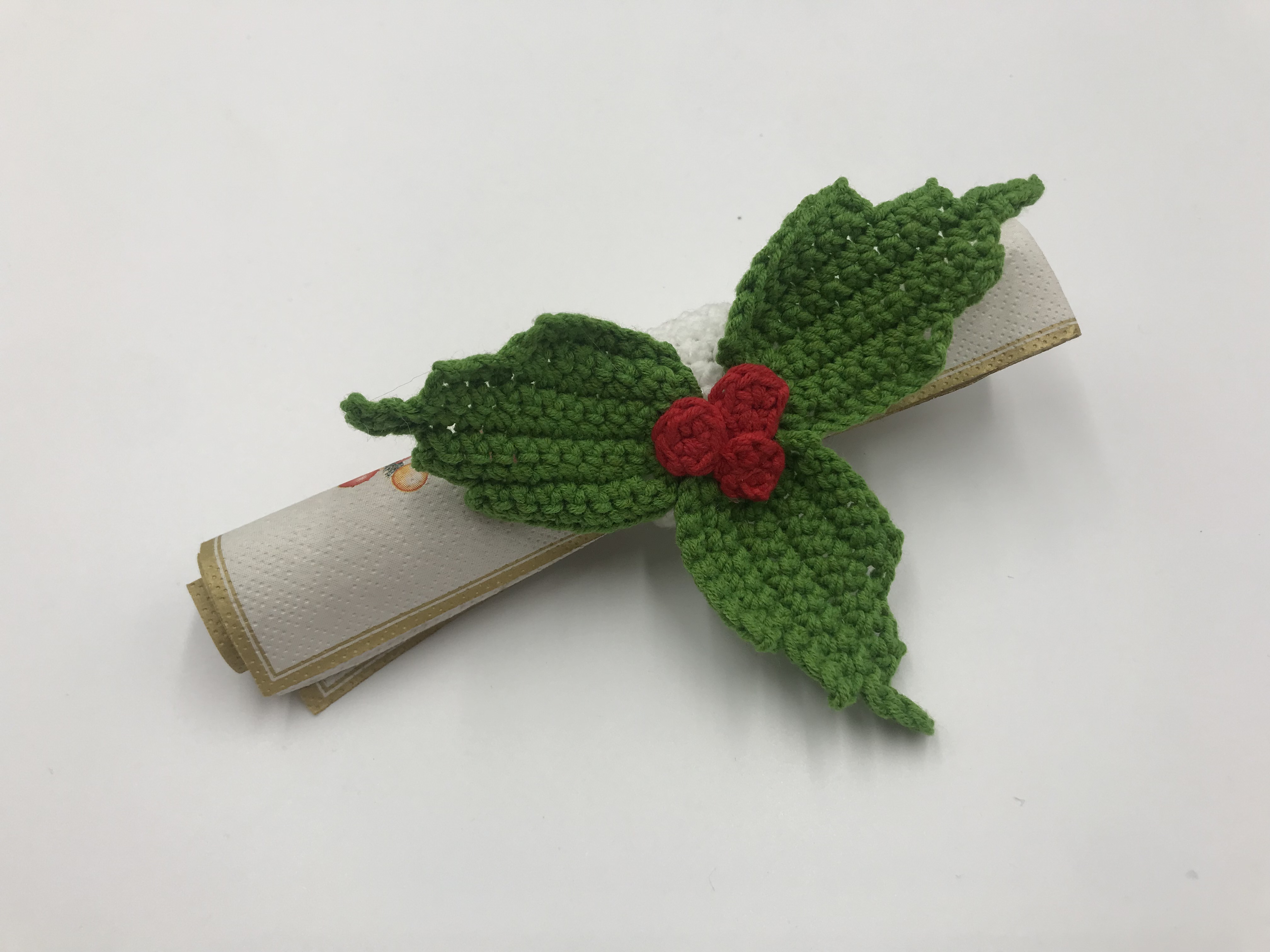 Kroužek na ubrousek - vánoční