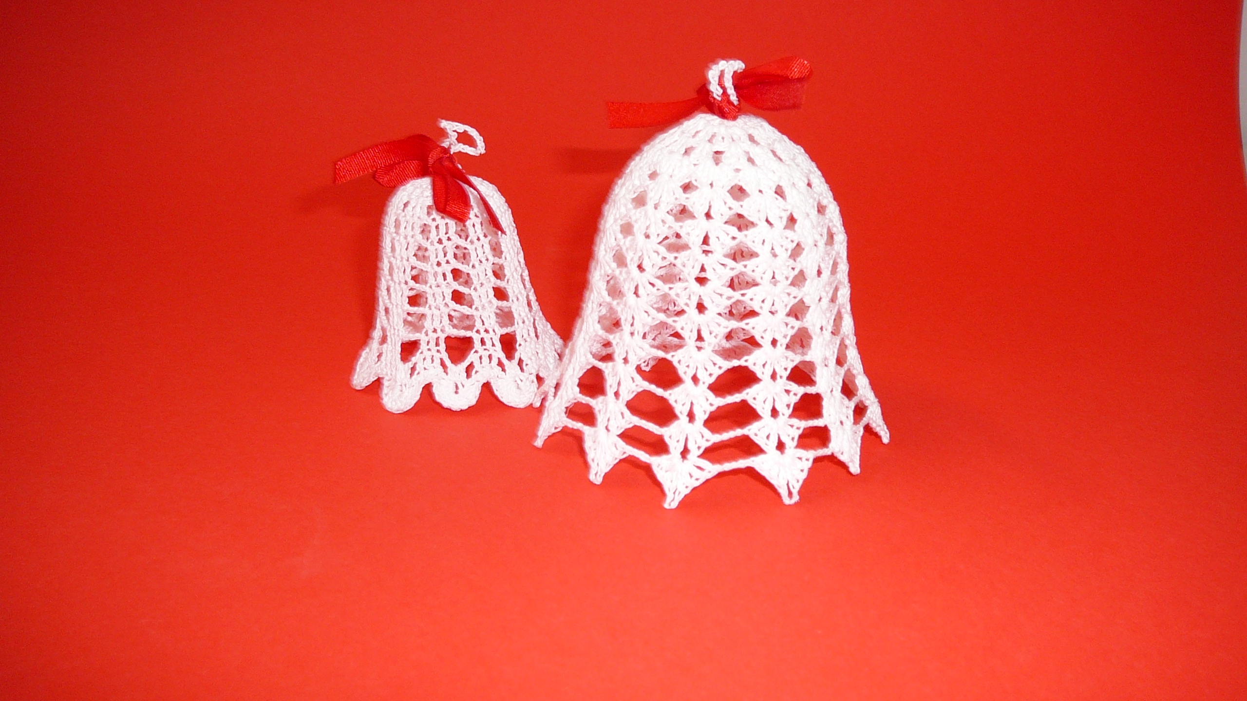 Háčkované zvonečky 2 druhy