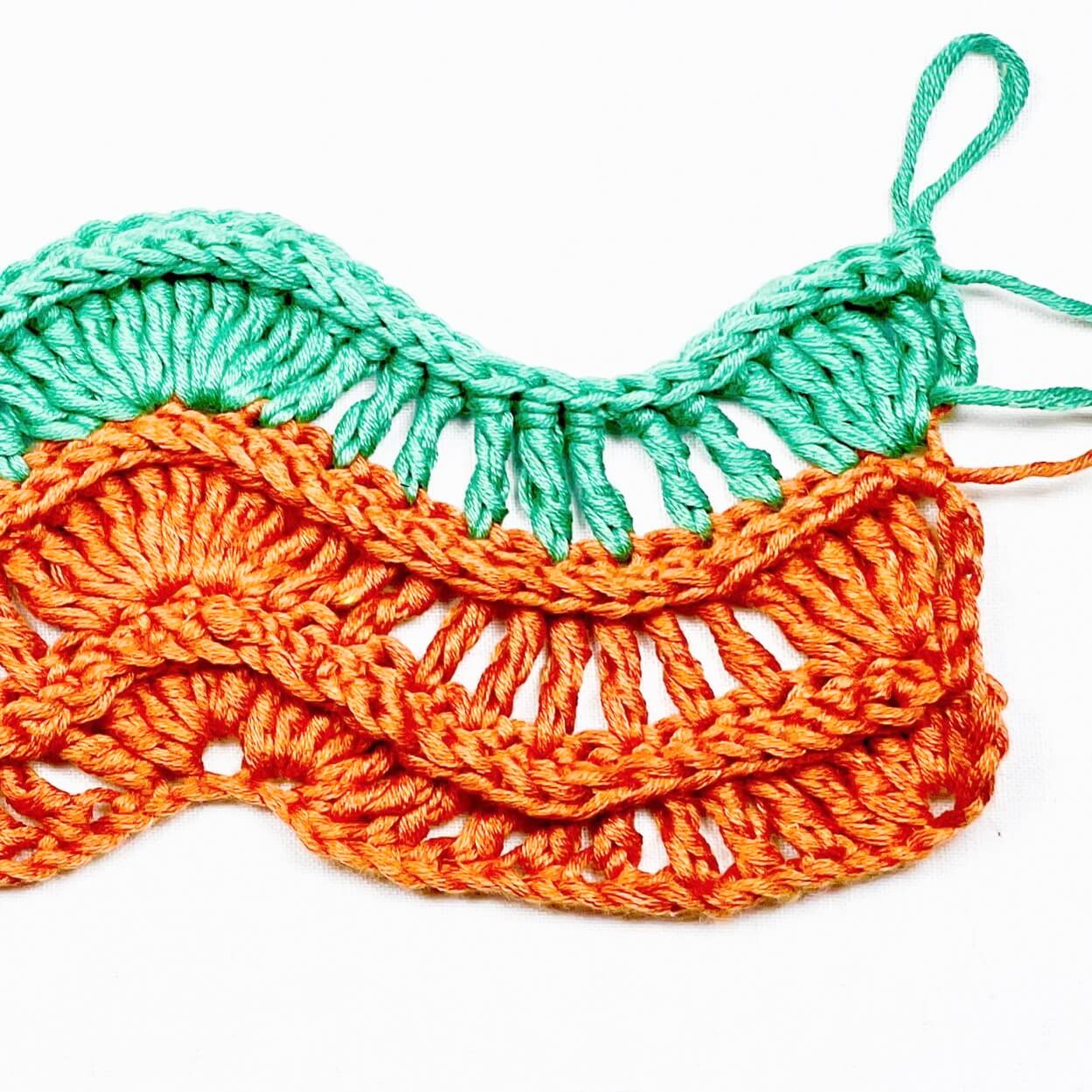 Návod: Háčkovaný krajkový vzor