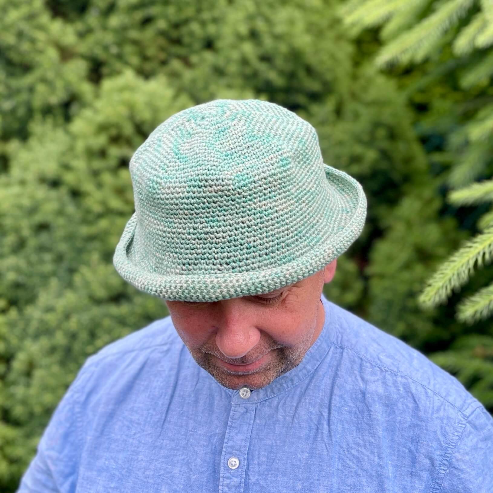 Návod: Háčkovaný klobouk Bucket Hat