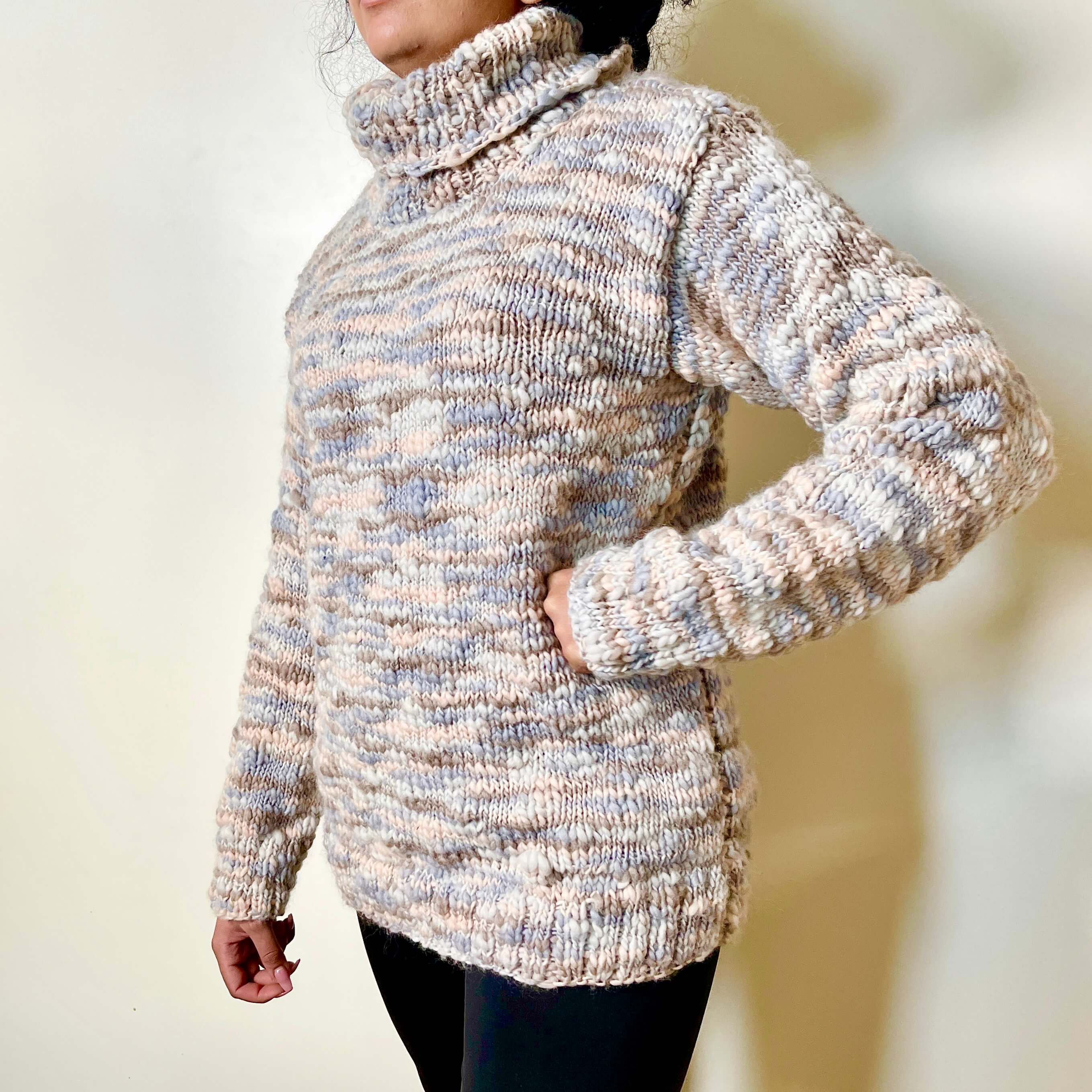 Návod: Pletený zimní svetr z The Wave Wool