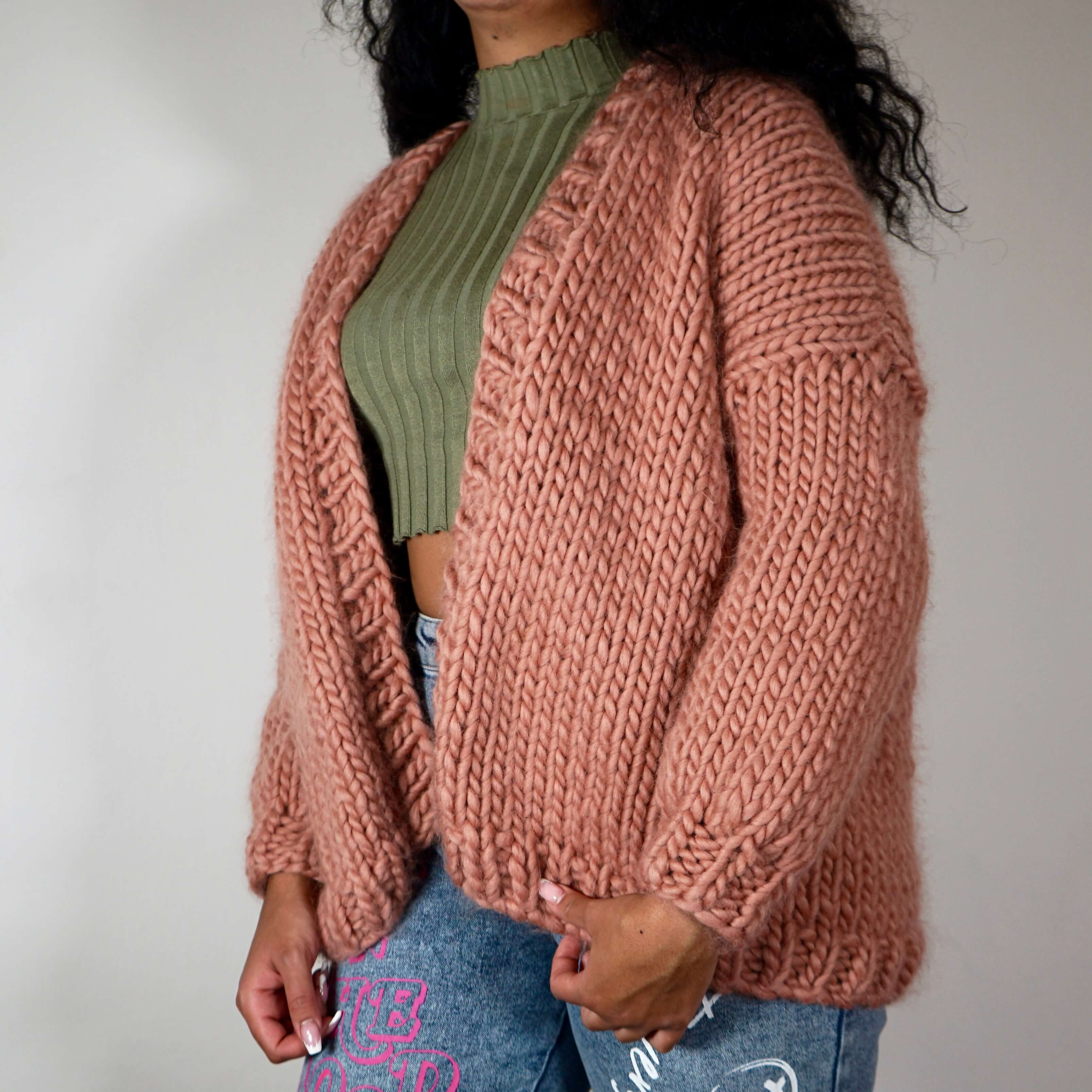 Návod: Pletený cardigan pro začátečníky