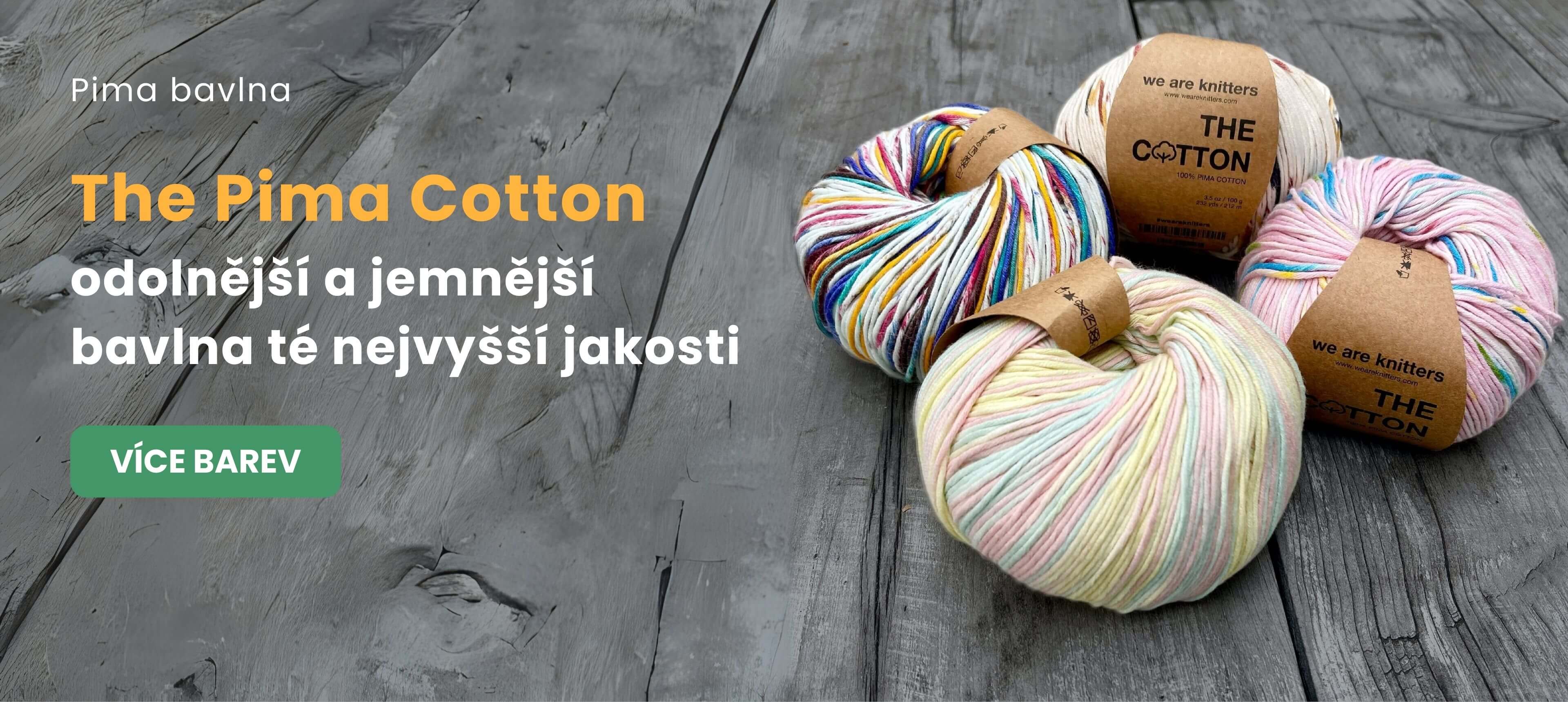 The Pima Cotton od španělské značky We Are Knitters představuje odolnější a jemnější pima bavlnu té nejvyšší jakosti