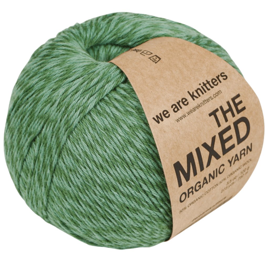 Příze The Mixed Yarn z vlny a bavlny zelená Forest Green 2
