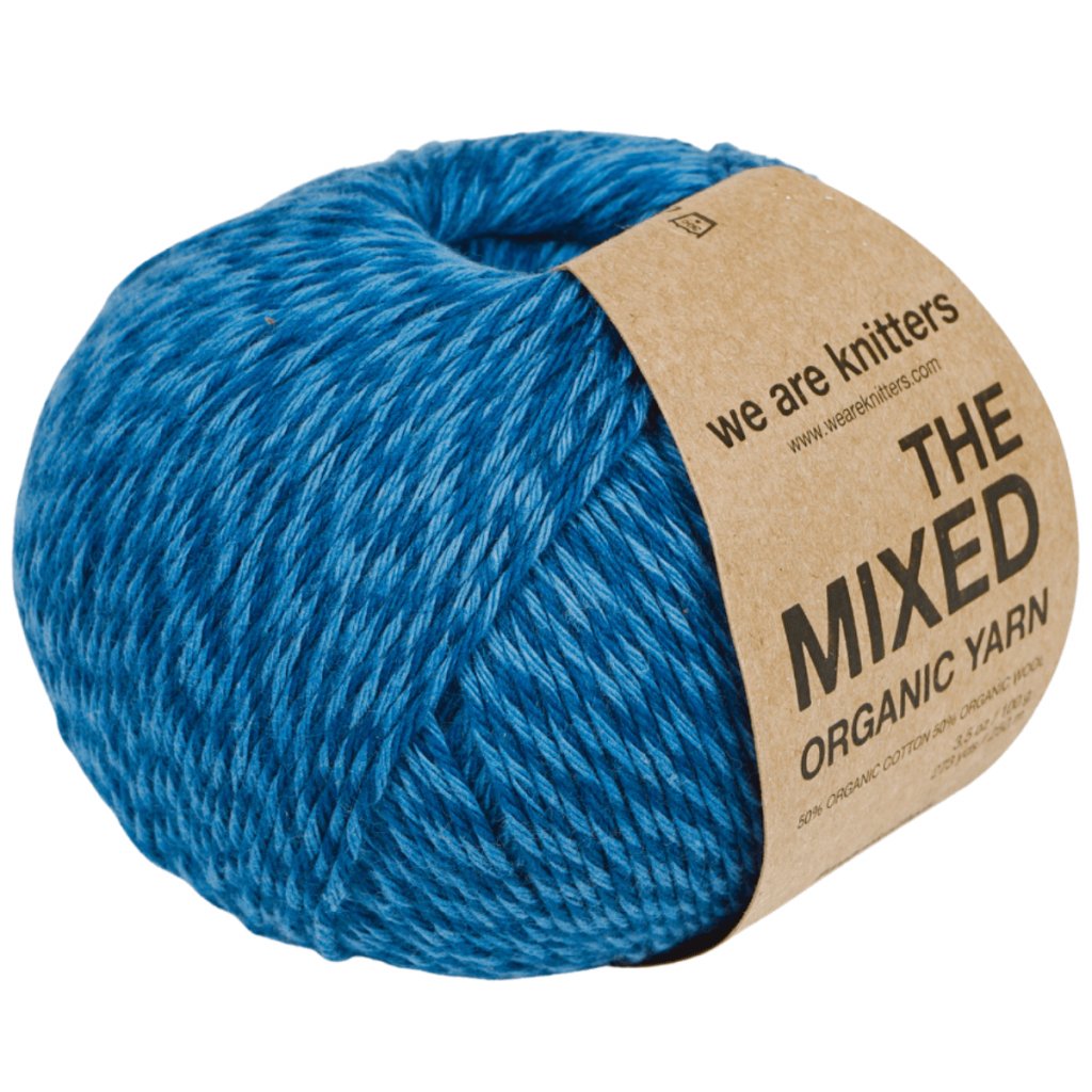 Příze The Mixed Yarn z vlny a bavlny modrá Denim 2