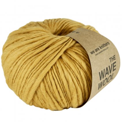 Příze z vlny The Wave Wool žlutá Mustard 2