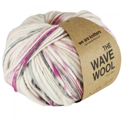 Příze z vlny The Wave Wool melírovaná Flamingo 2