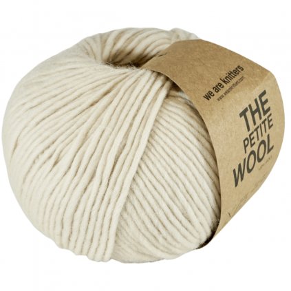 Příze z vlny The Petite Wool bílá Ivory 2