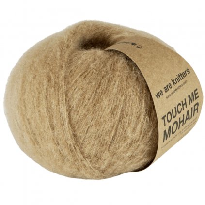 Příze Touch me Mohair z mohéru, hedvábí, alpaky hnědá Beige 2