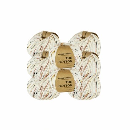 Sada 8x příze The Pima Cotton – Sprinkle Beige