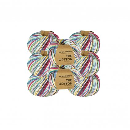 Sada 8x příze The Pima Cotton – Hand Painted Sprinkle