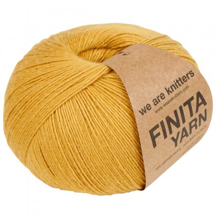 Příze Finita Yarn z merino vlny a baby alpaky žlutá Mustard 2