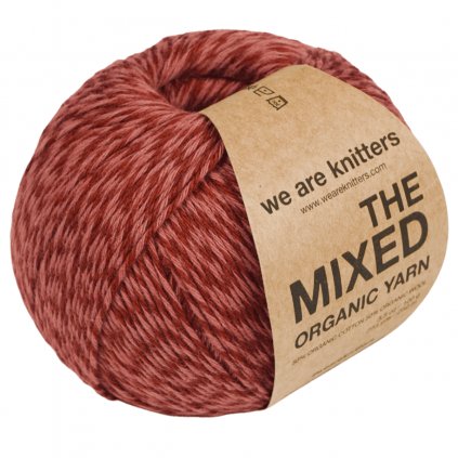 Příze The Mixed Yarn z vlny a bavlny hnědá Dark Copper 2