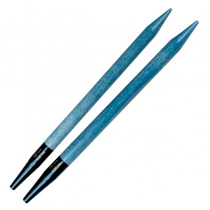 Kruhové výměnné jehlice Lykke 6,5 mm modrá Indigo