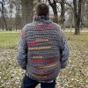 Háčkovaná vesta z příze The Wool