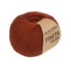 Příze Finita Yarn z merino vlna a baby alpaky – oranžová Cinnamon 2