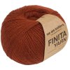 Příze Finita Yarn z merino vlny a baby alpaky oranžová Cinnamon 2