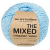 Příze The Mixed Yarn z vlny a bavlny modrá Sky Blue 1