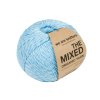 Příze The Mixed Yarn z vlny a bavlny – modrá Sky Blue 2