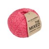 Příze The Mixed Yarn z vlny a bavlny – růžová Bubblegum 2