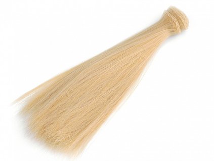 Vlasy pro panenky 20cm blond