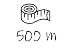 500 m