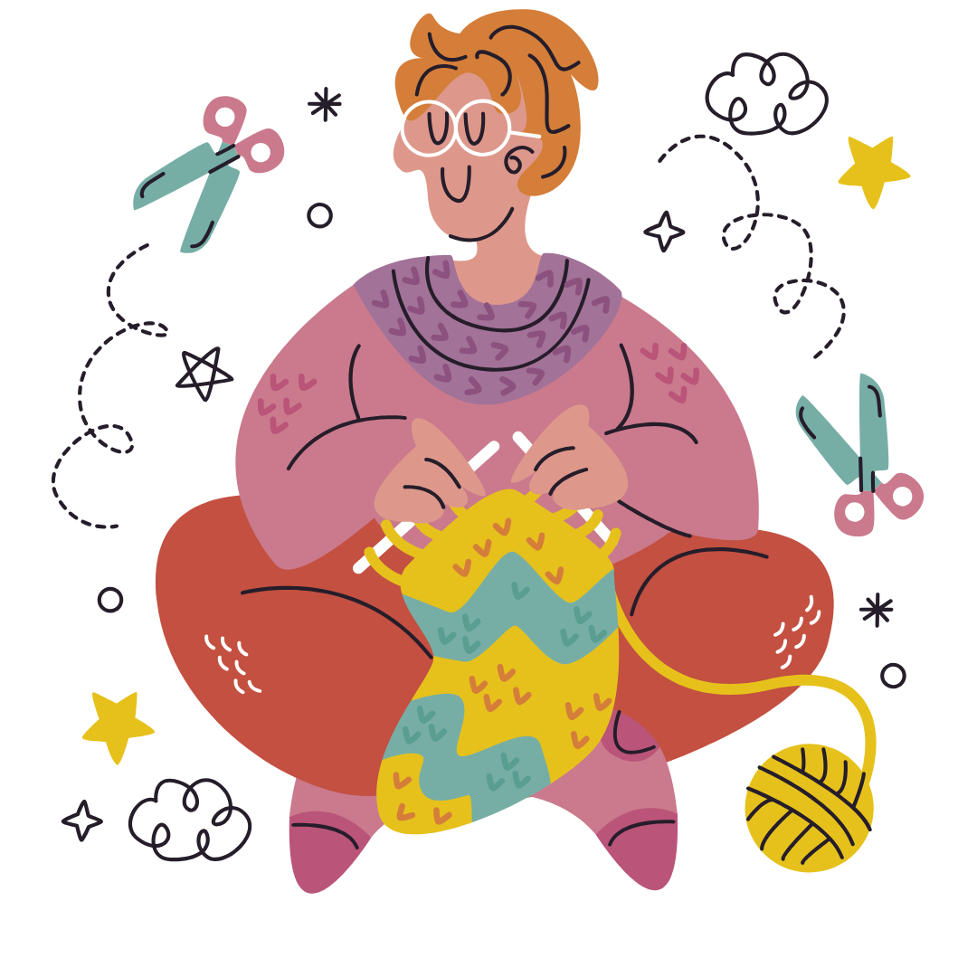 Pletení a háčkování pro relaxaci a duševní pohodu