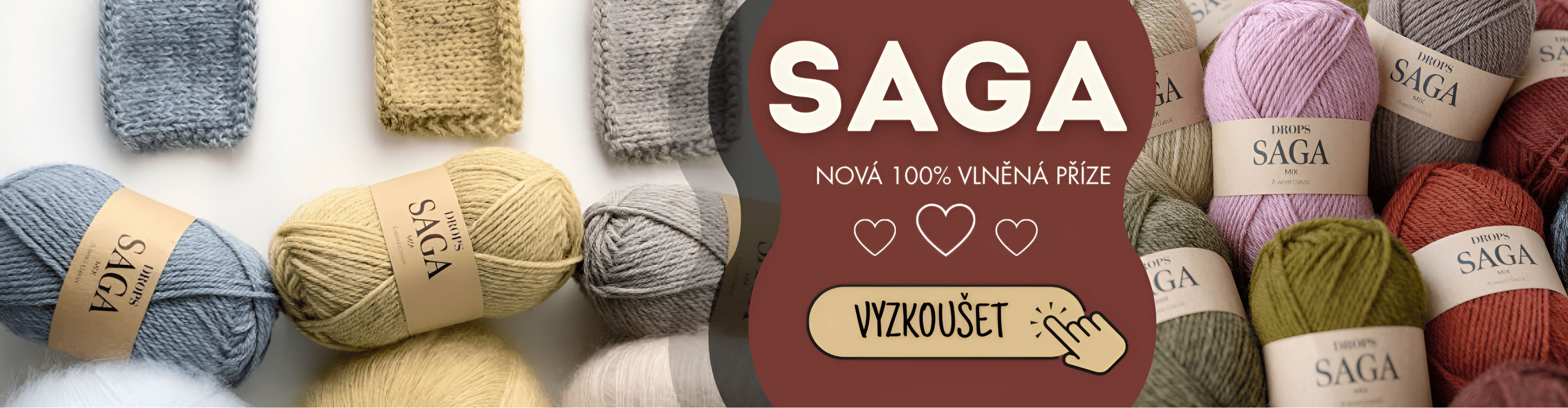 Nová příze Drops Saga