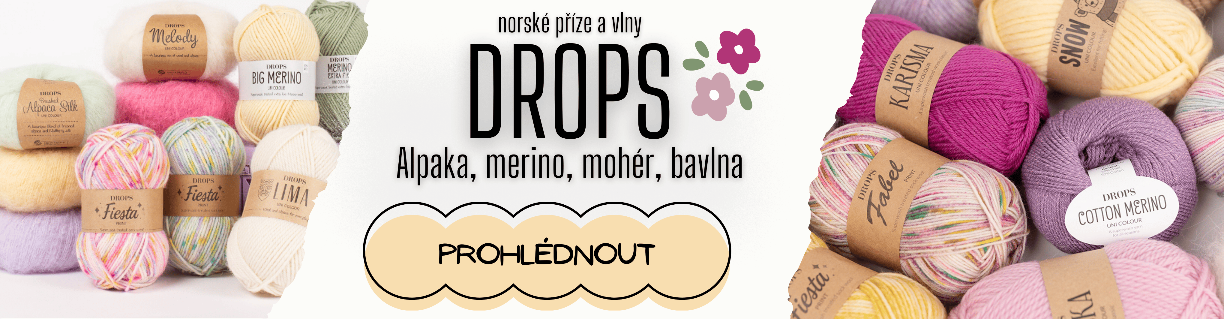 Příze Drops pro pletení i háčkování