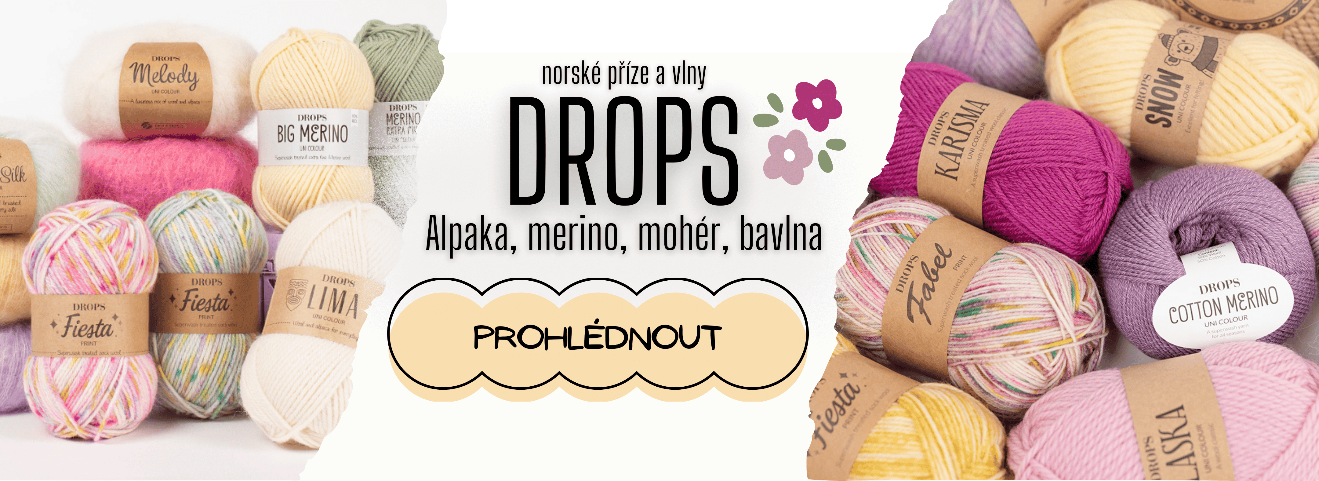 Drops příze na pletení i háčkováí