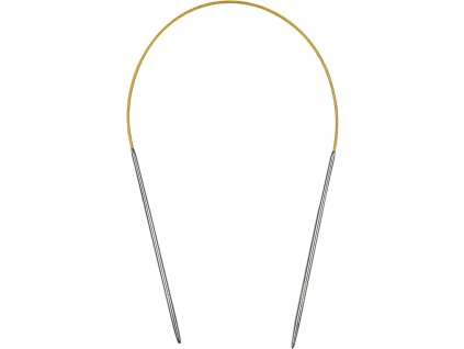 Pevné kruhové jehlice 40 cm –⁠⁠⁠⁠⁠⁠ nerezová ocel
