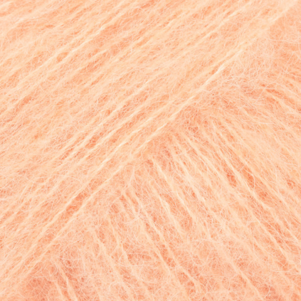 DROPS Brushed Alpaca Silk 37 – jemná meruňková