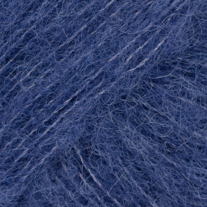 DROPS Brushed Alpaca Silk 39 – navy modrá