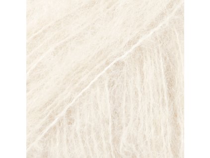 DROPS Brushed Alpaca Silk 01 – smetanová