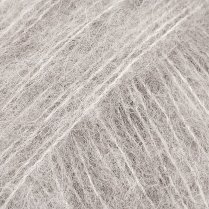 DROPS Brushed Alpaca Silk 02 – světlá šedá