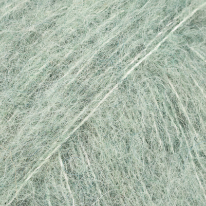 DROPS Brushed Alpaca Silk 21 – zelená šalvěj