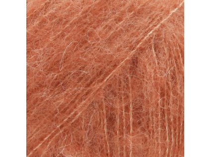 DROPS Brushed Alpaca Silk 22 – světlá rezavá
