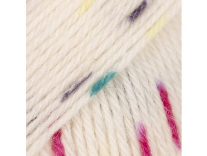 DROPS Fabel print 925, borůvky & smetana