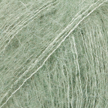 DROPS Kid-Silk 34 – zelená šalvěj
