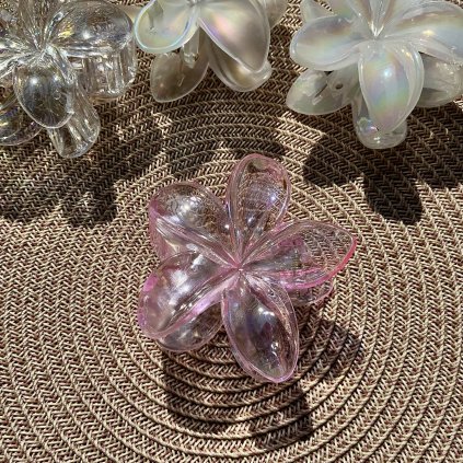 Skřipec havajská květina Plumerie – růžová duha