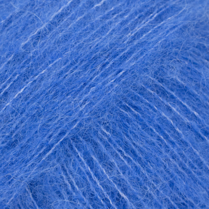 DROPS Brushed Alpaca Silk 26 – kobaltová modrá