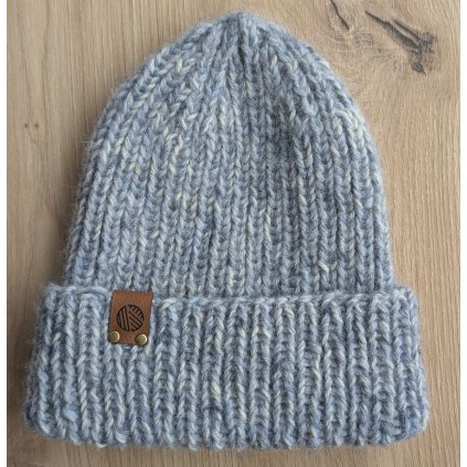 Z Klubka vlny beanie Cloudy - sky