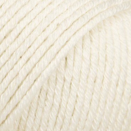 DROPS Cotton Merino – 01 smetanová